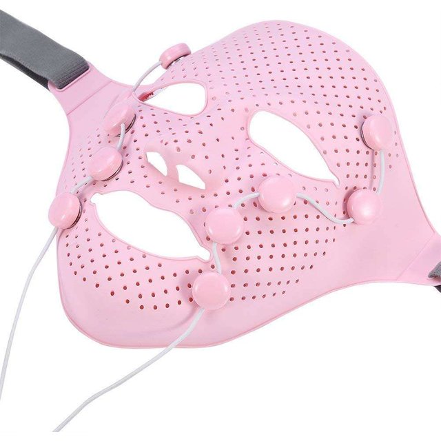 Electric Beauty Massager Anti-wrinkle Magnet Massage Facial SPA Face Mask 3D Silikon Gesichts Maske