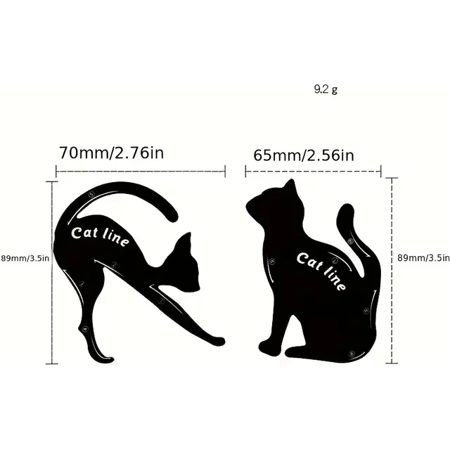 Cat Line Stencils Eye Template Shaper Model Easy To Make Up Eyeliner Card for Eye Makeup Tools
