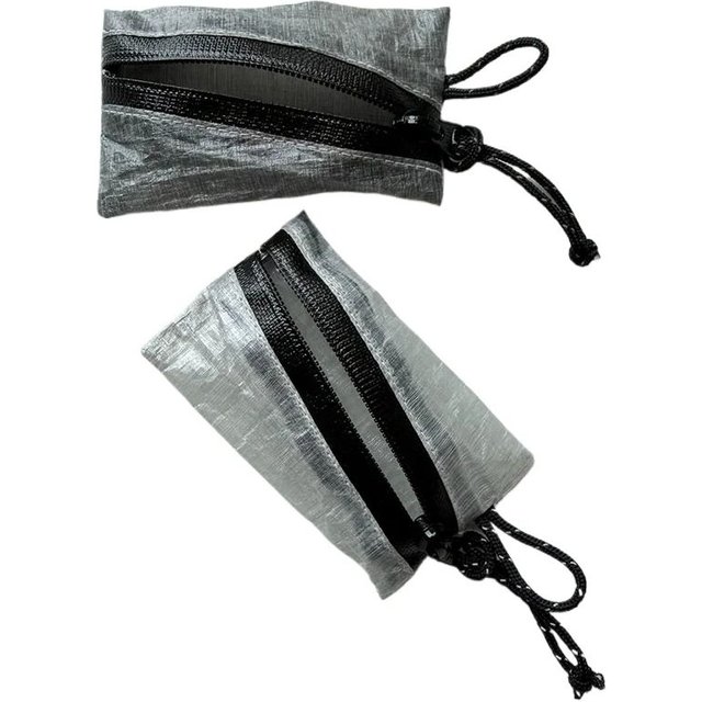 Trail Coin Pouch Ultralight 3.9g DCF 1.43 oz Mini YKK Zipper EDC Holder For Backpacking Travel