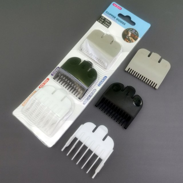 2/3Pcs Hair Clipper Guards Set Cutting Guides Fits for Wahl Clippers Trimmer Replacement Guard Color Coded Clip