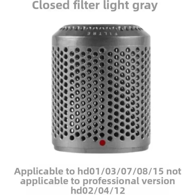 New Dustproof Outer Filter Cover Vacuum Cleaner Accessories Silver for Dyson Hair Dryer HD01 HD03 HD08
