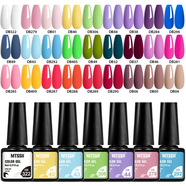 27pcs Gel Nail Polish Set Pink Red Glitter Semi Permanent UV Gel Polish Kits All For Manicure Soak Off Vernis DIY Nail Supplies
