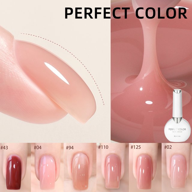 PERFECT COLOR Rubber Builder Gel Base Coat for Nails Rubber Base Gel Nail Polish for Strengthen Apex Building Reinforced