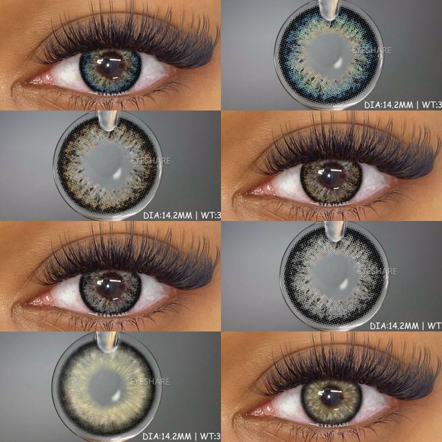 EYESHARE Natural Color Contact Lenses for Eyes OceanSeries Soft Contacted Lens Color Eye Lenses Beauty Cosplay Eyes Cosmetics