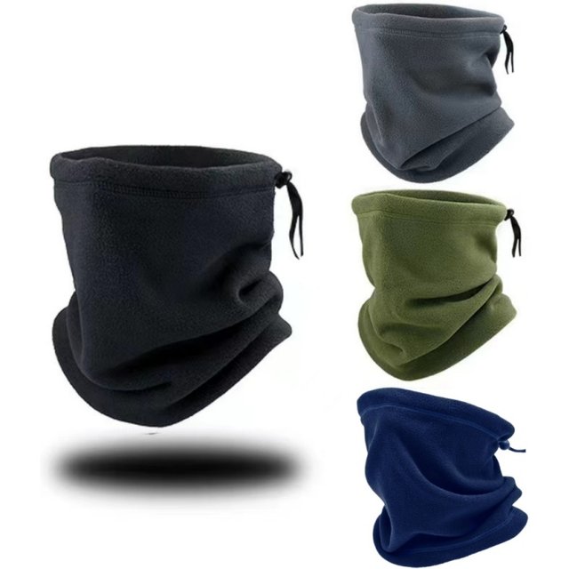 Masque chaud de moto d'hiver pour hommes et femmes, col polaire, écharpe coupe-vent plus chaude pour l'extérieur, Camping, randonnée, cagoule, masque facial de cyclisme