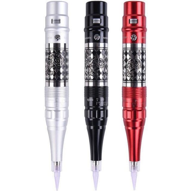 Rechargeable Permanent Makeup Machine For Microblading Eyebrow Desgin Wireless Tattoo Pen with 10PCS 1R Needles