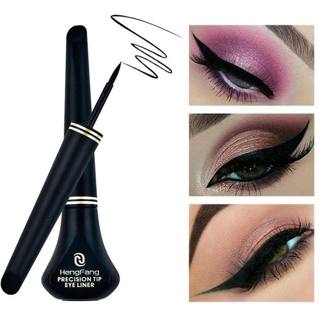 New Women Liquid Eyeliner Pen Hard Head Waterproof Sweatproof Quick Dry Long Lasting Smudge‑Resistant Eye Makeup Cosmetics