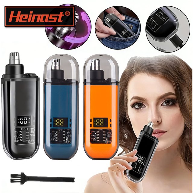 Electric Nose Hair Trimmer Clipper Rechargeable Multi-kinetic Shaving Unisex Automatic Washable Personal Care Appliances