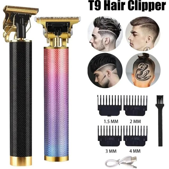 Vintage T9 Hair Cutting Machine Professional Hair Clipper Barber Men Hair Trimmer Shaver Electric Body Hair Beard Shaving