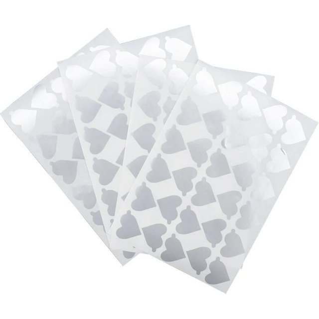 300Pcs Disposable Eyelash Glue Holder Foil Pallet Eyelash Extension Glue Pads Lashes Stickers Women Makeup Tools