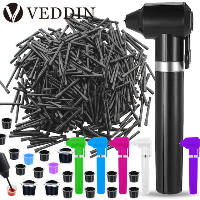 Tattoo Ink Mixer Kit Electric Pigment Mixer Machine with 50pcs Mixing Stick Eyebrow Color Makeup Ink Agitator Tattoo Accessories