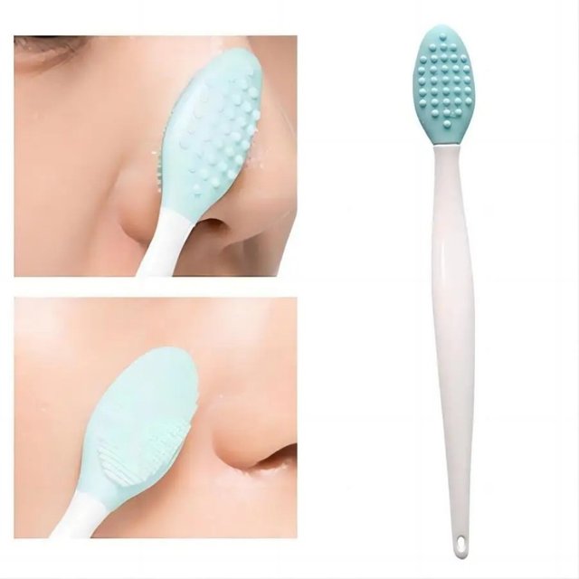 1/4PCS Exfoliating Face Scrubber Nose Blackhead Remover, Silicone Facial Cleansing Brush, Soft Silicone Skin Care Cleaning Tool