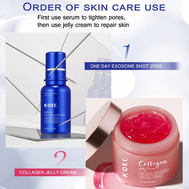 Crème pour le visage en MSI de collagène, Niacinamide, hydratant, éclaircissant, masque facial,