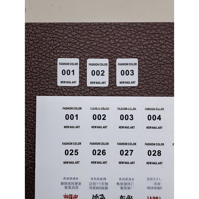 NO.1-240 Nail Polish Number Sticker Label Color Gel Bottle Lipstick Nails Tips Display Mark Numbering Manicure Tool Varnish Glue