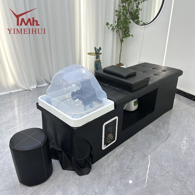 Salon Washing Hair Massage Hydrotherapy Shampoo Bed Spa Head Water Therapy Circulation Shampoo Beds