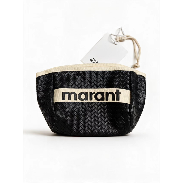 New woven pencil case, makeup bag, women's portable storage bag, zippered small bag, 2026