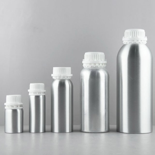 Bouteille de parfum Portable en aluminium, avec bouchon antivol, conteneur de maquillage pour cosmétiques, sous-bouteilles de voyage rechargeables, 20 pièces/lot