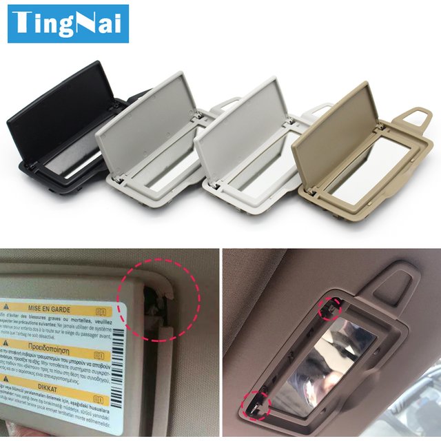 Car Sun Shade Visor Makeup Cosmetic Mirror Cover For Benz A B S C E GLC GLA Class W176 W246 W222 W205 W213 W238 W253 W156 W117