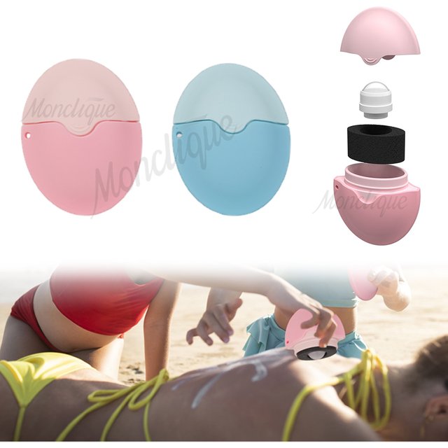 Silicone Sunscreen Applicator Roller Sponge Sub-bottling Portable Repeatable Filling Use Makeup Outdoor Travel Body Care Tools