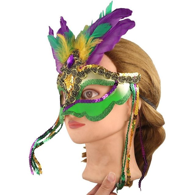 Nightclub Party Supplies Peacock Feather Mask Hollow Out Makeup Carnival Mask Plastic Venice Masquerade Masks Costume