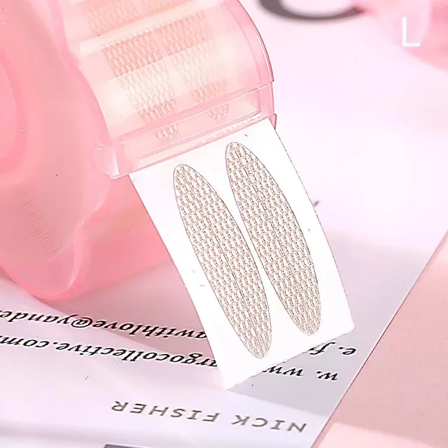 360Pcs/box Big Eyes Makeup Eyelid Sticker Double Eyelid Tape Fold Self Adhesive Stickers S/L Makeup Clear Beige Invisible Too
