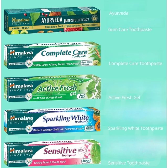 Indian Himalaya Toothpaste Series 150g, Gum Care / Complete Oral Care / Fresh Breath / Whitening, Herbal Formula
