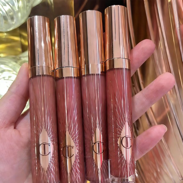 Charlotte Tilbury CT Lip Blam Lip Red Lip Gloss Mirror Water Bedside Talk Mirror Lipstick Cosmetics Long-lasting Moisturizer