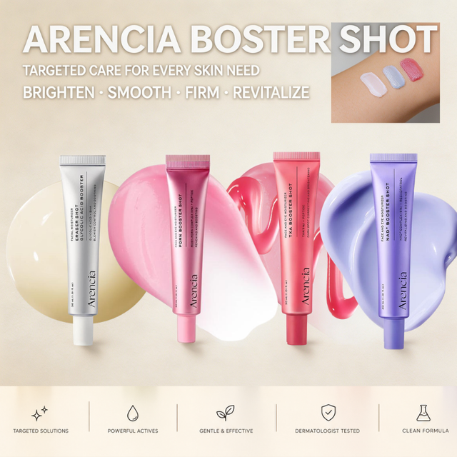 Arencia Face And Eye Moisturizer Glutathione Booster Shot Serum Deep Hydration Dark Spot Correcting Brightening Skin Care Cream