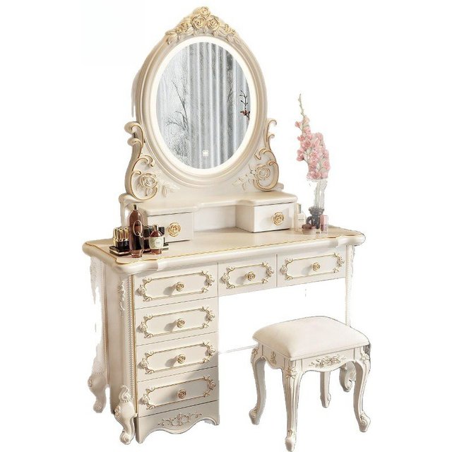 French dresser bedroom makeup table princess small apartment makeup table