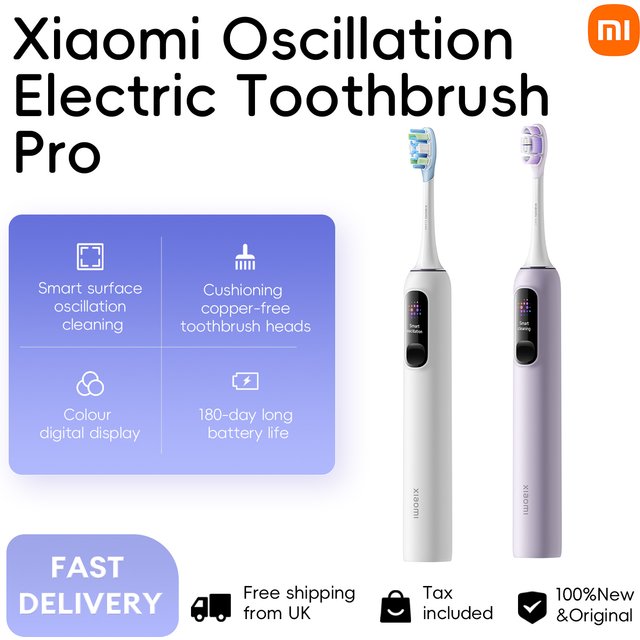 Xiaomi Oscillation Electric Toothbrush Pro EU Smart Colour Display Oscillating Ultrasonic Motor 180-day Long Battery Life IPX8