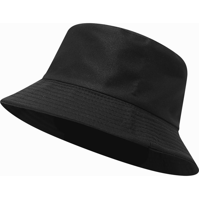 Summer Foldable Bucket Hat Unisex Women Outdoor Sunscreen Hat Pure Color Fishing Hunting Cap Beach Cap Double-sided Basin Hat