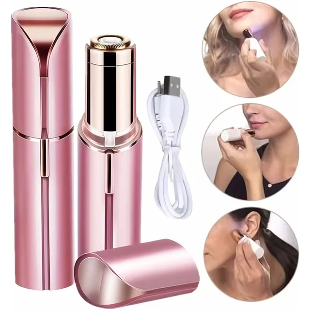 USB Charging Epilator Face Hair Removal Lipstick Shaver Electric Eyebrow Trimmer Women Hair Remover
