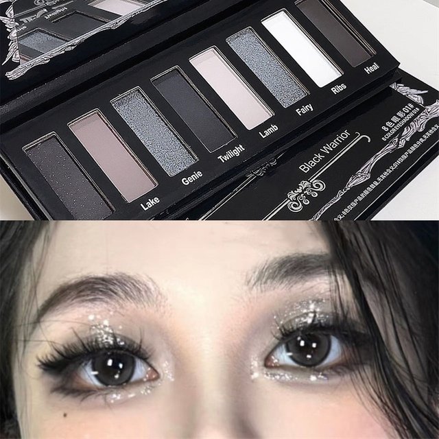 Smoky Eyeshadow Palette 8 Colors,Matte Shimmer Metallic Long Lasting Waterproof Makeup Kit for women Party Halloween Cosplay