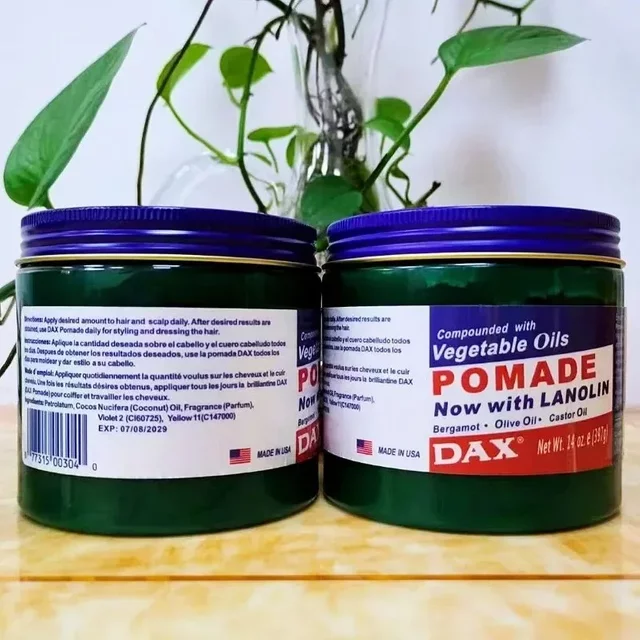 397ml DAX Vegetable Oils Pomade Hair Cream African World Hair Care Cream Dax for Hair Health Olive Oil Care Max