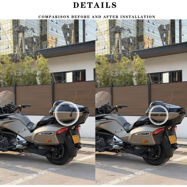 2pcs Stickers For CAN-AM UTV ATV Maverick X3 Ryker 900 Renegade 800 Outlander 1000 Sticker Sunscreen Waterproof Car Stickers