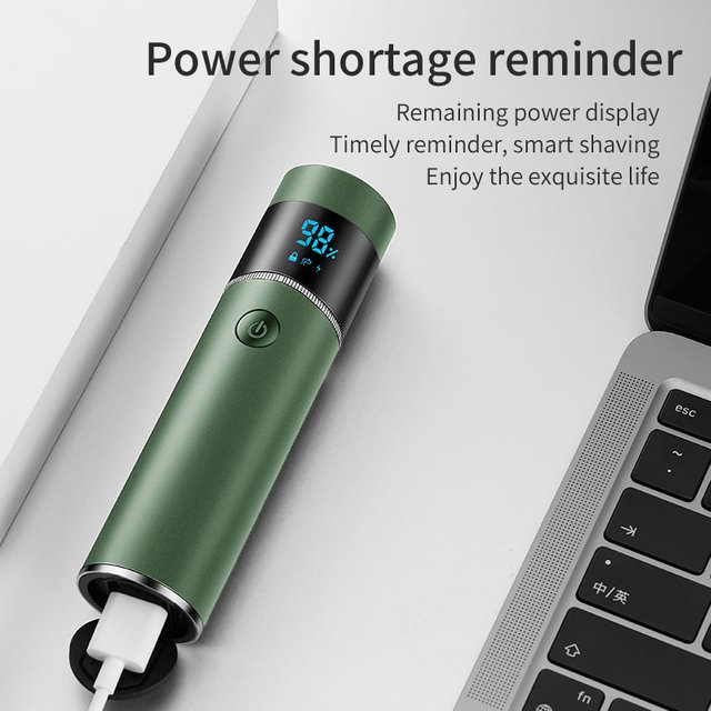 Mini Portable Electric Shaver for men IPX7 Waterproof Beard Trimmer Razor Travel And Car Use Friendly