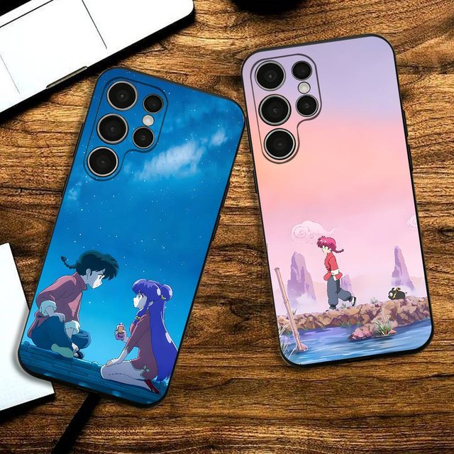 Coque de téléphone R-Ranma S-Shampoo, étui antichoc pour Samsung S24 25 23 22 21 20 Plus Ultra 5G Lite