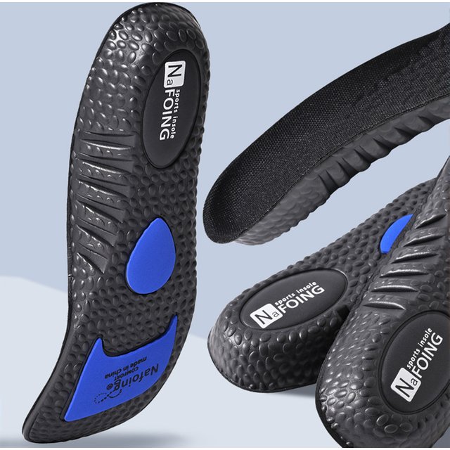 1 Pair Sports Insoles Elastic Running Insole For Shoes Arch Support Insole Absorption Deodorant Breathable Insoles
