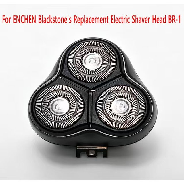For ENCHEN Blackstone's Replacement Electric Shaver Head BR-1 1 Piece 3D Float Tripe Blade Electric Razor Cutter Heads