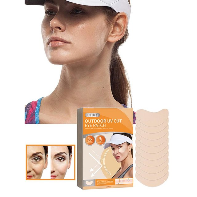 Sunscreen Eye Patch/ Sun Protection Nose Patch Sun Nose Guard UV Nose Protection For Outdoor & Sports From Tanning, Breathable
