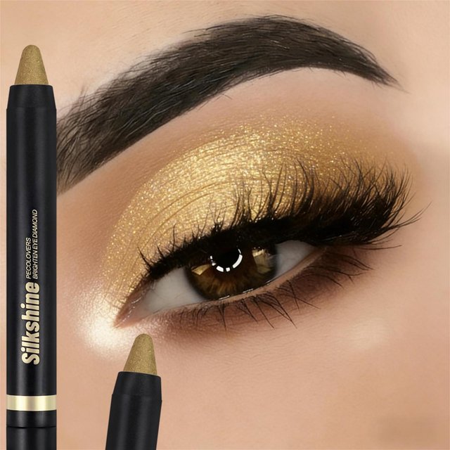 1PC Smoked Eye Shadow Stick with Double, Matte and Shiny Effects, Durable and Waterproof, Easy to Apply Makeup
