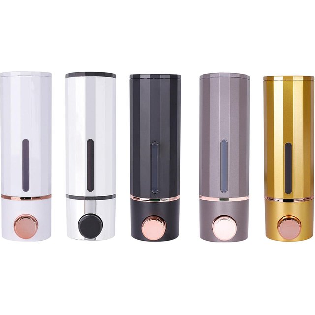 Liquid Soap Dispenser Durable Convenient Waterproof Wall Mounted Shampoo Dispenser for Bathroom Restaurant Hotel Commercial