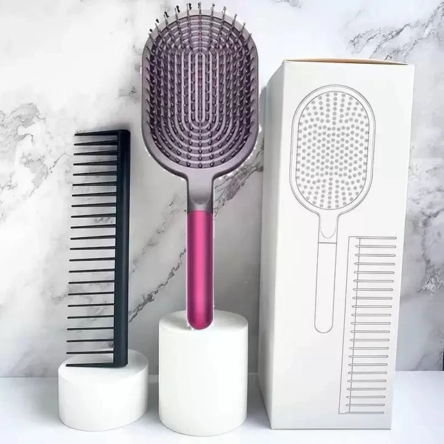 New For Airbag Comb+Wide Tooth Comb+Cylinder Comb Massage Airbag Hairbrush Hairdressing Curly Styling Set Kit