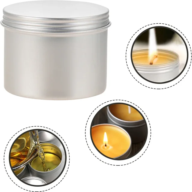 1pc 100ml Aluminum Jar Silver/Matte Gold Tin Box Portable Tea Candy Box Empty Storage Box For DIY Salves Skin Care Beauty Sample