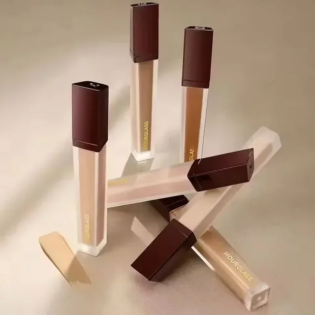 Correcteur à fonction sablier pour les yeux, couvrant les sillons lacrymaux, illuminant, masquant les marques d'acné, les taches et les cernes, blush, maquillage cosmétique