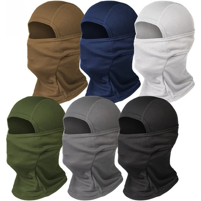 Tactical Balaclava Full Face Mask Quick-dryHiking Cycling Camping Hunting AirsoftHood Cap Bike Head Cover Summer Men Women