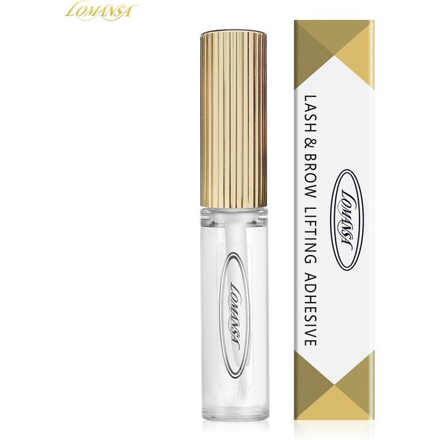 Lomansa Wholesale 7ml Strong Lash Lift Glue Eyelash Lift Perming Pestana Adhesive Clear Eyelash Lamination Glue Makeup Tools