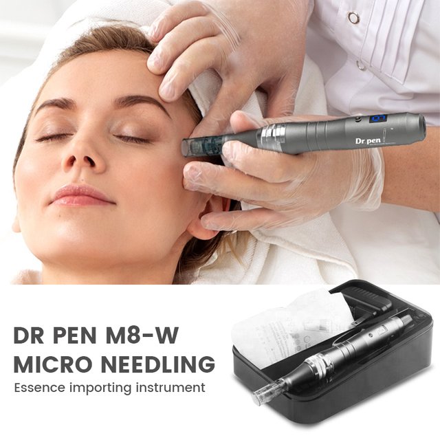 Original Ultima Dr Pen M8-C M8-W With 6pins Sterile Home Use Wireless Skin Care Tool Kit Auto Mesotherapy Beauty Machine