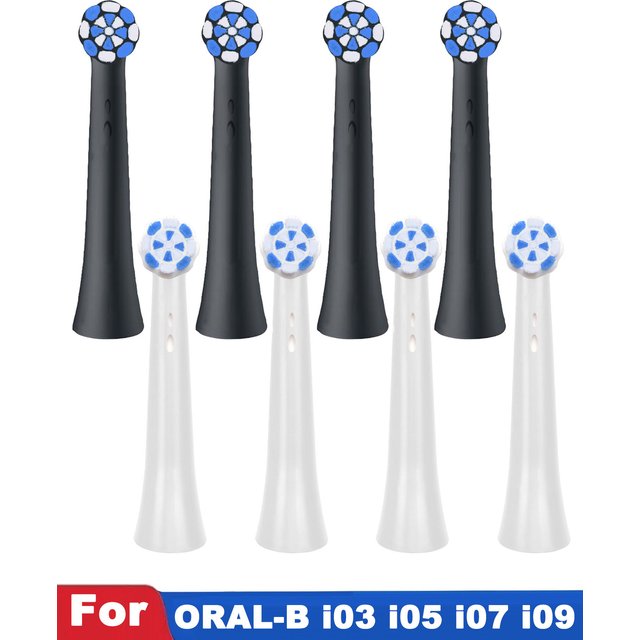 4pcs Replacement Toothbrush Heads Compatible with For Braun Oral B IO 3 4 5 6 7 8 9 10 Series Electric Toothbrush