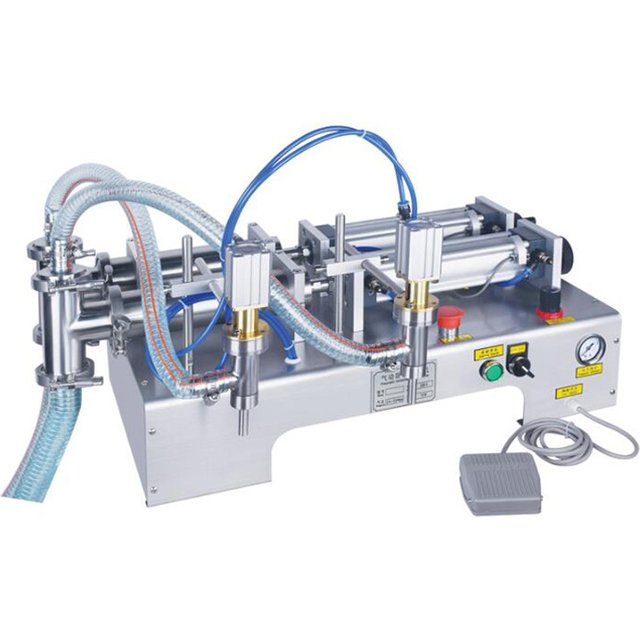 Semi-Auto Liquid Filling Machine For Shampoo Milk Juice Oil Juice Liquid Pneumatic Piston Filling Machine
